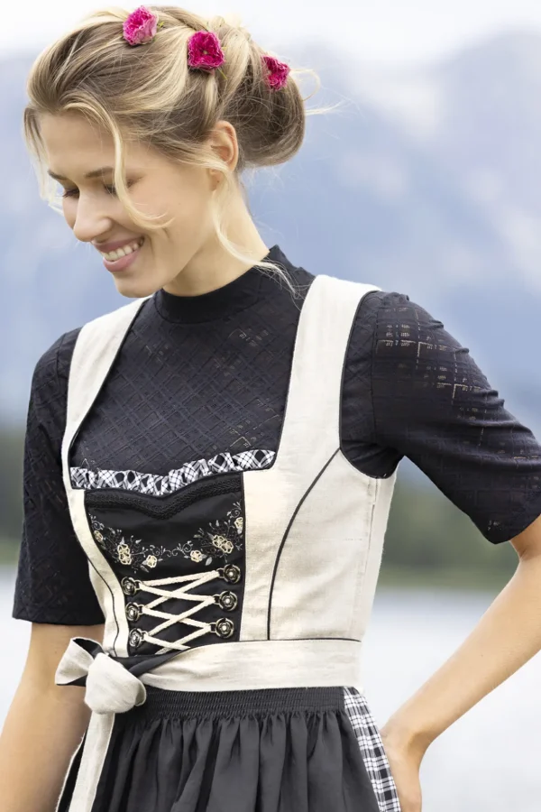 Dirndl-Bluse Selina, halbarm