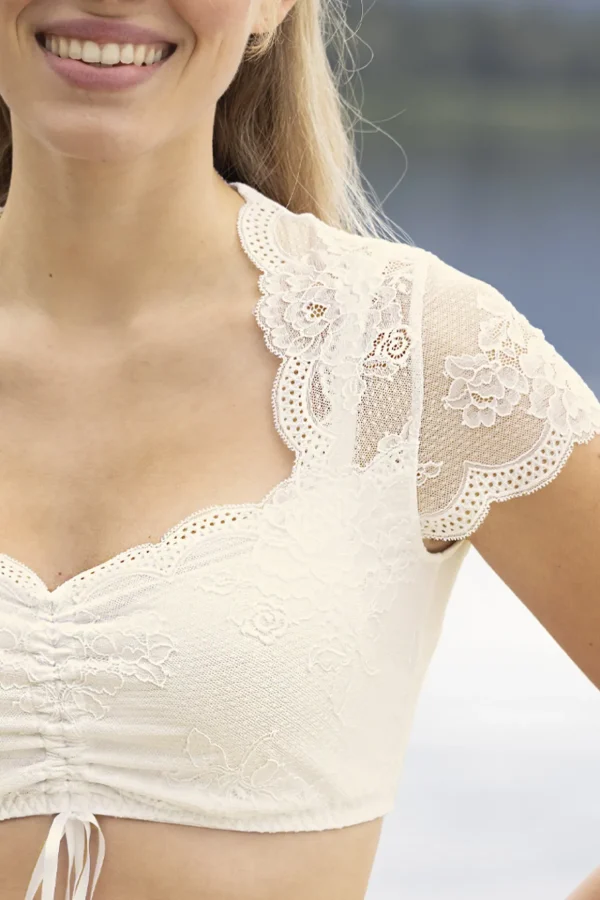 Dirndl-Bluse Sybille, kurzarm
