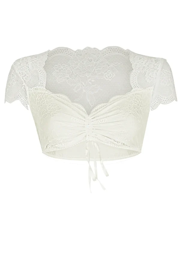 Dirndl-Bluse Sybille, kurzarm