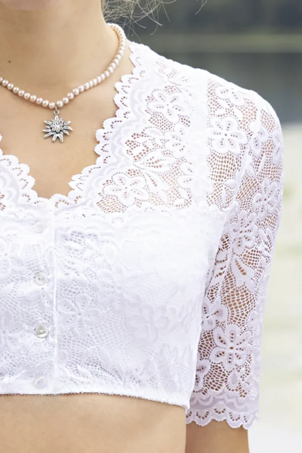 Dirndl-Bluse Waltraud, halbarm